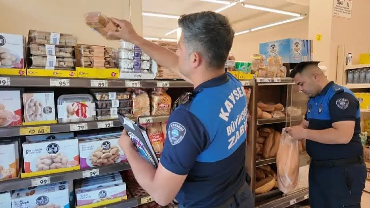 Kayseri zabıtasından sıkı denetim: Bir ayda bin 133 denetim