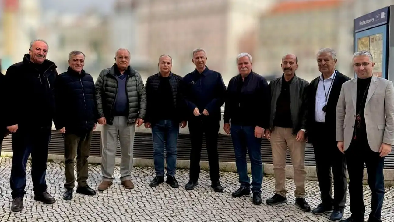 Kayserili Belediye Başkanları Lizbon'da Mansur Yavaş ile bir araya geldi!