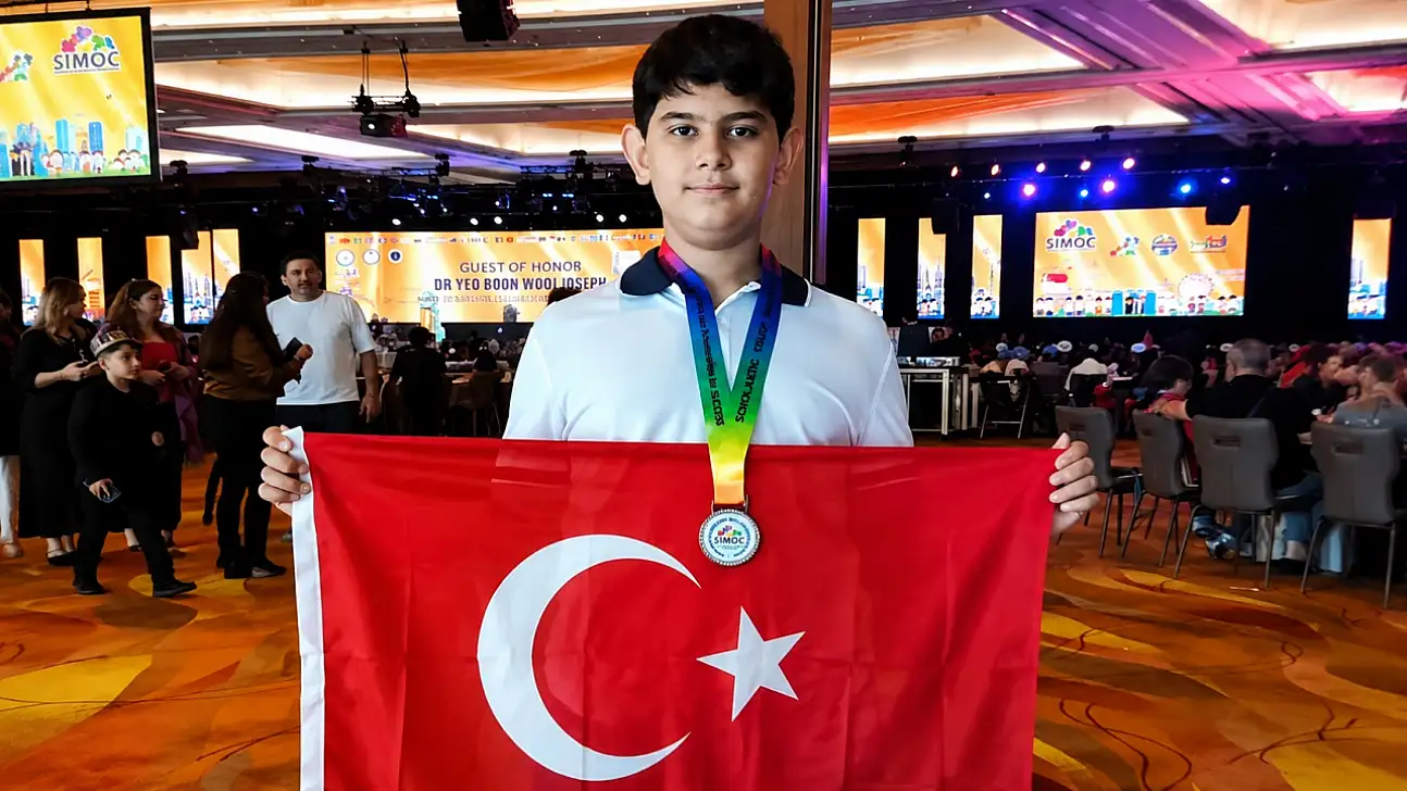 Kayserili öğrenciden dünya çapında başarı!