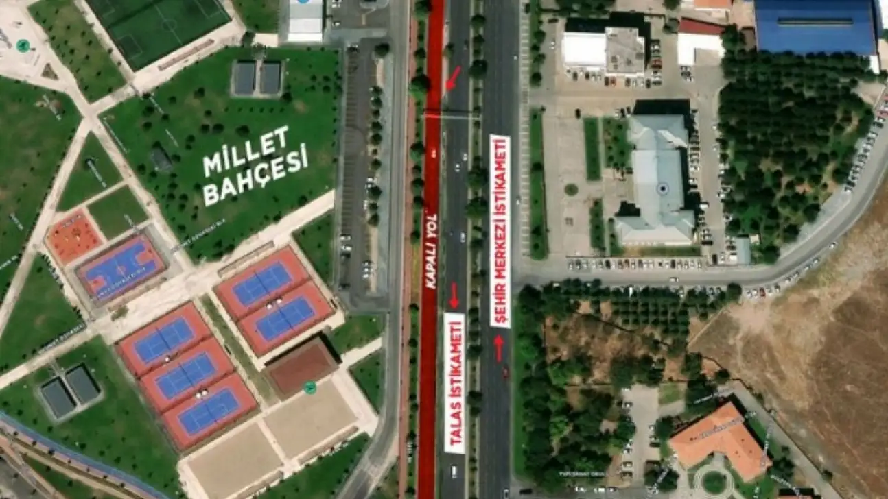 Kayserililer dikkat! O yol trafiğe kapatılıyor