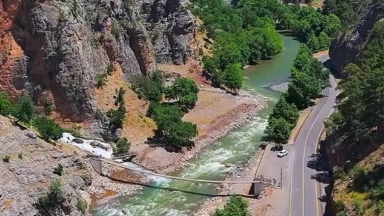 Kayserililerin uğrak noktası havadan böyle görüntülendi...
