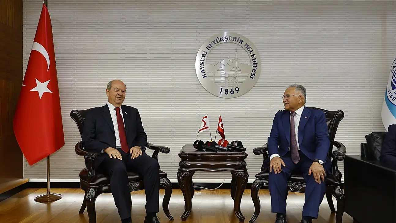 KKTC 5'inci Cumhurbaşkanı Ersin Tatar'dan Büyükkılıç'a ziyaret