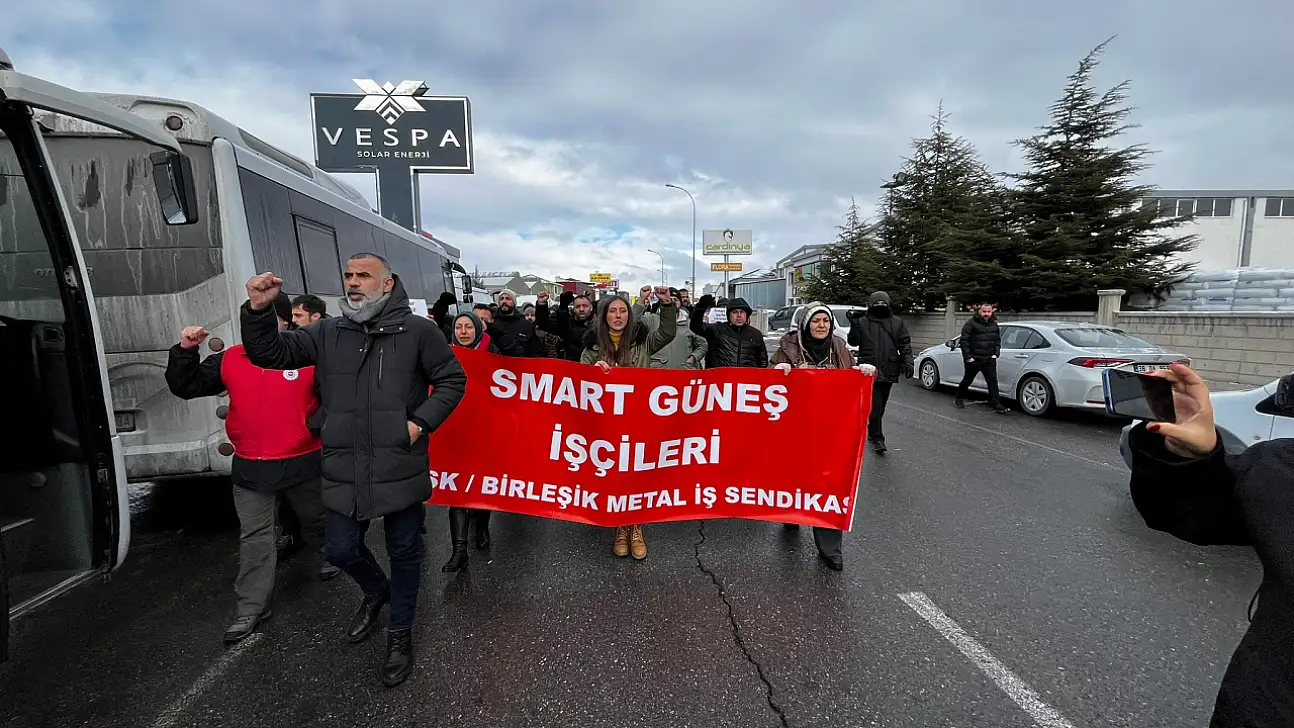 Kocaeli'nde greve çıkan işçiler Kayseri'de ses yükseltti!