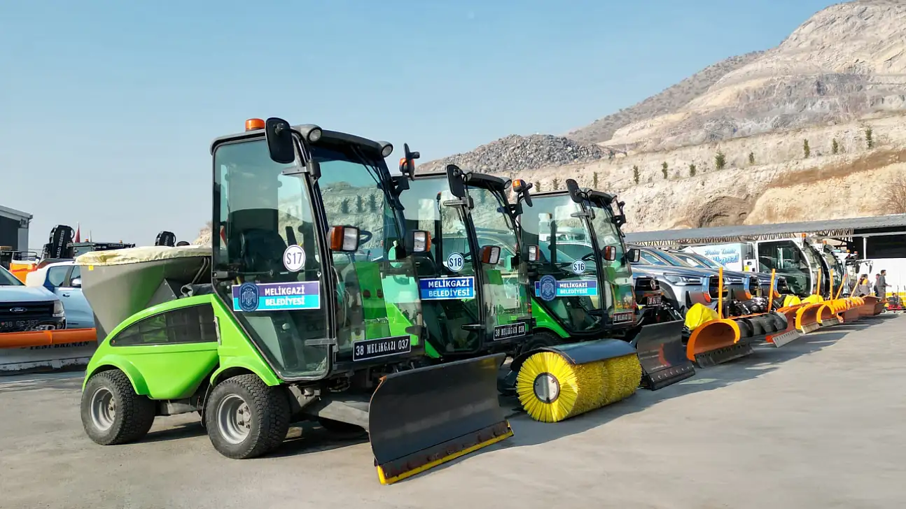 Melikgazi'de kış hazırlıkları tamamlandı