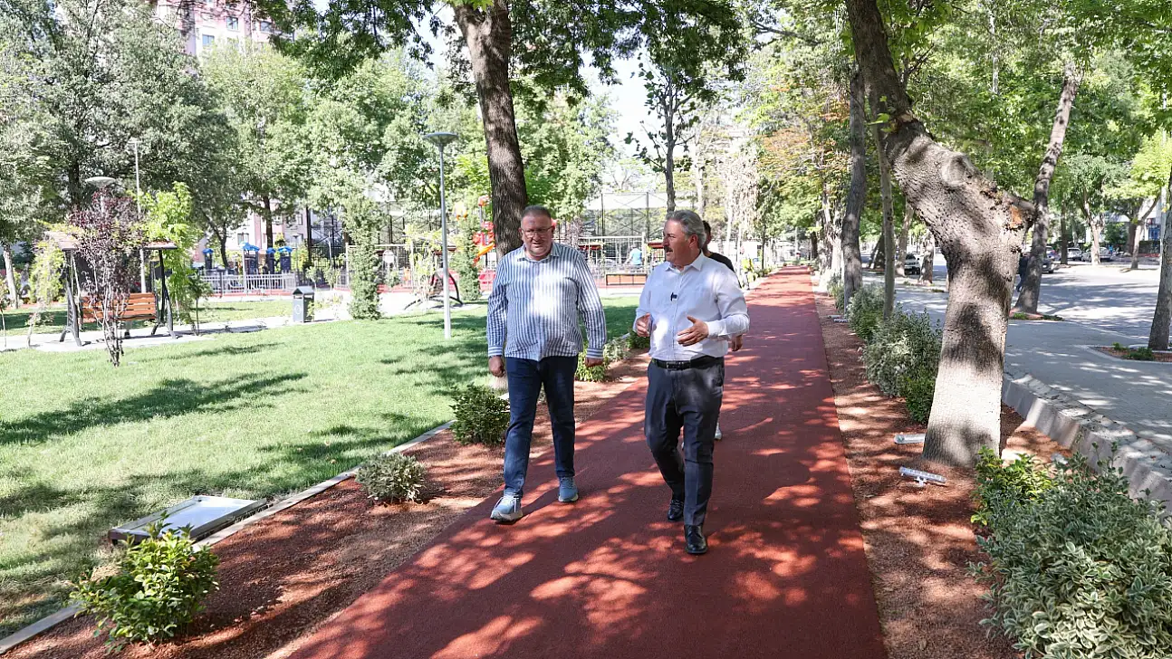 Melikgazi'de yenilenen Yıldız Parkı yeni yüzüne kavuştu