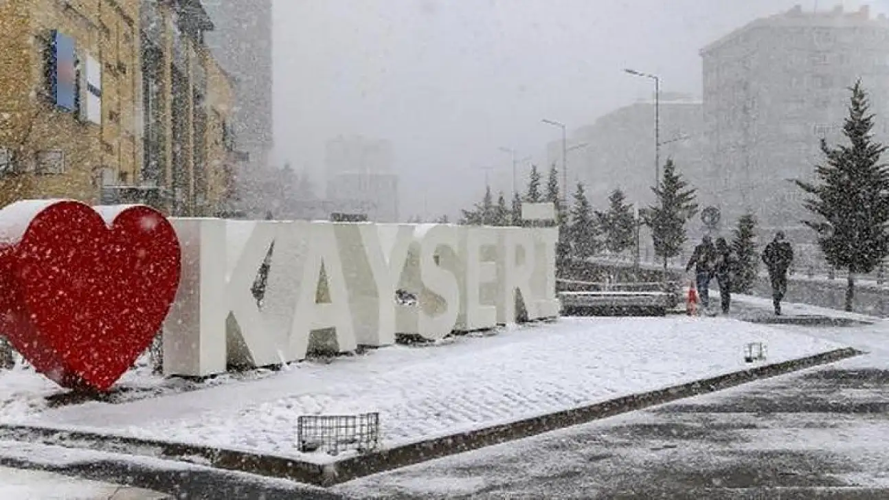 Meteoroloji'den Kayseri'ye 6 uyarı birden!