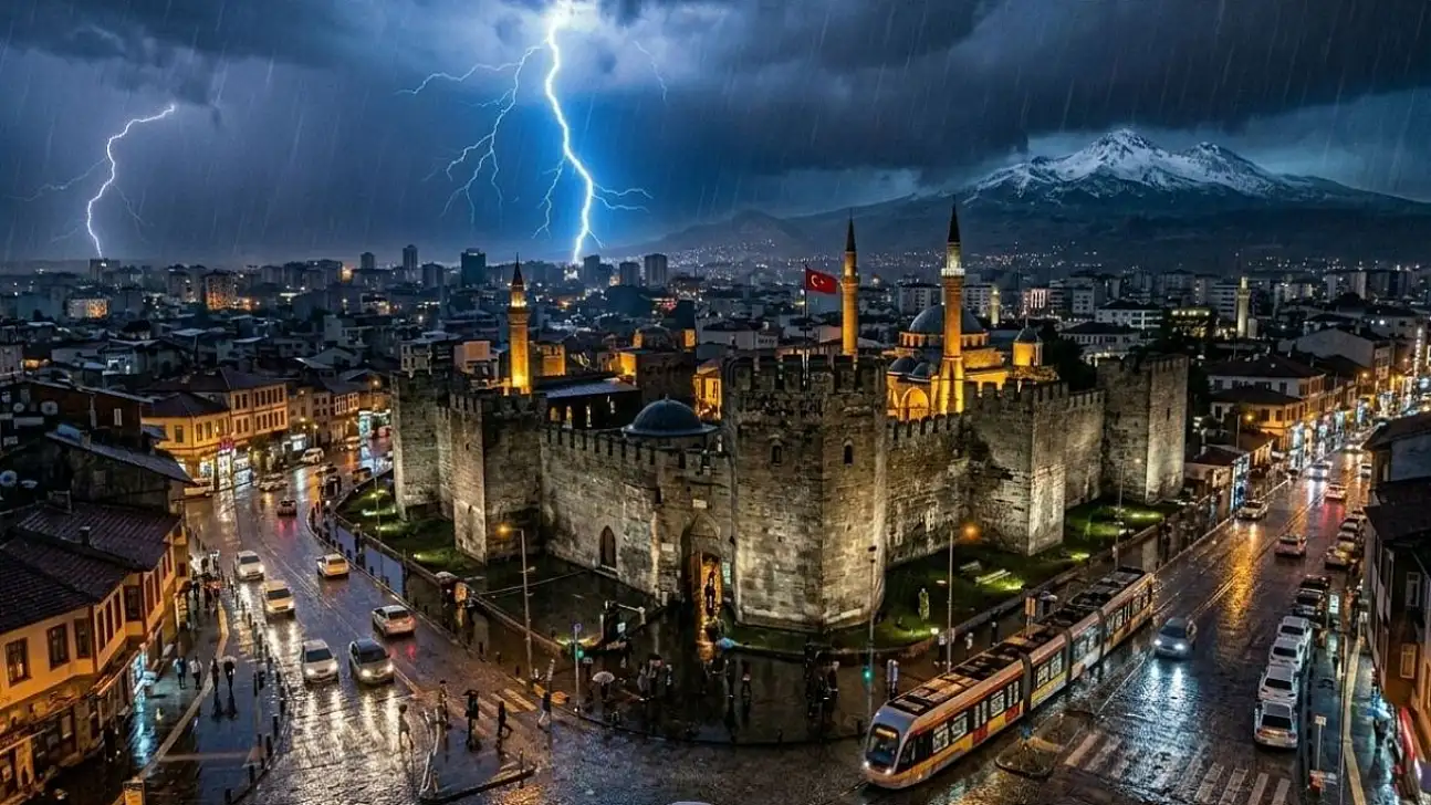 Meteoroloji yayınladı: Kayseri'nin 8 ilçesini etkileyecek!