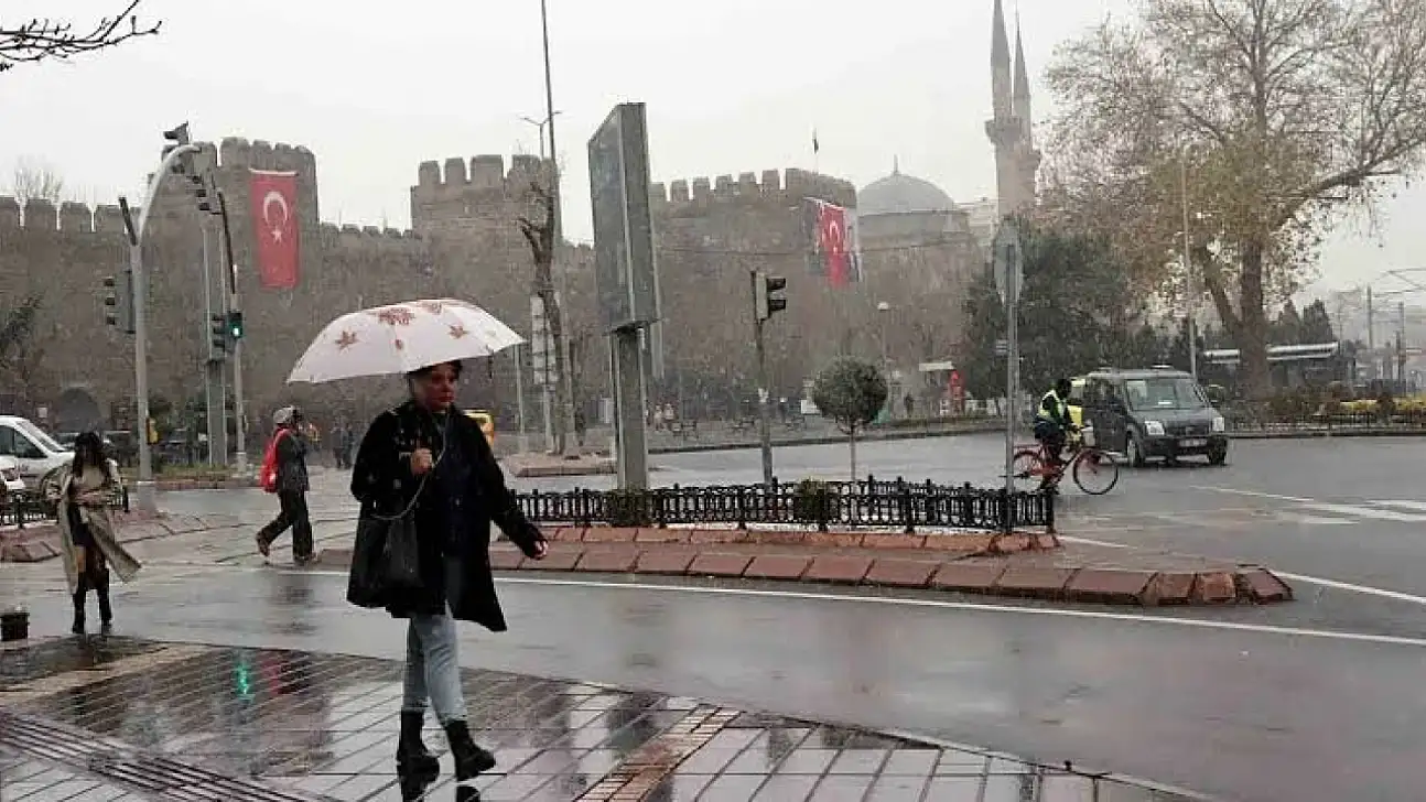 Meteorolojiden Kayseri'ye yağış uyarısı