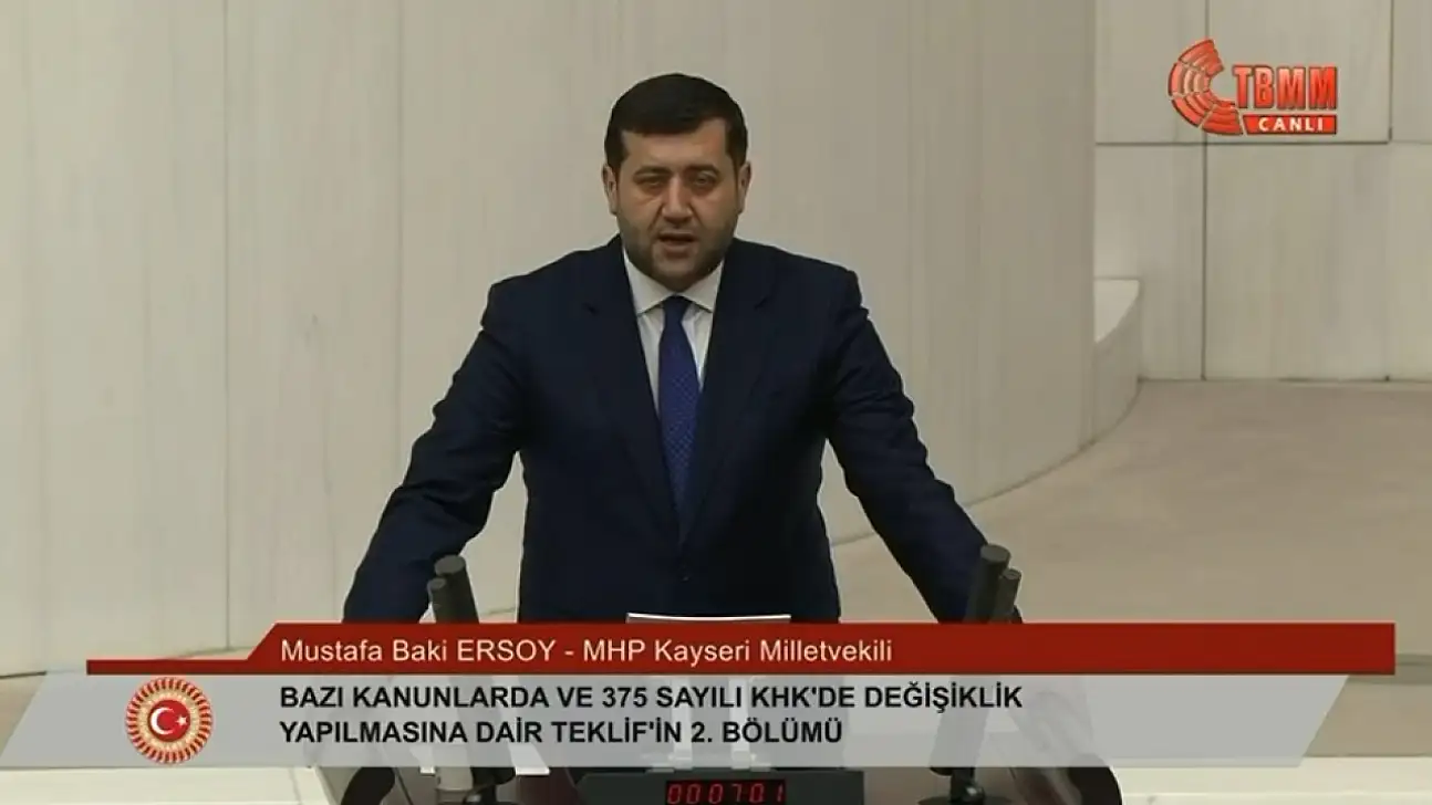 MHP Milletvekili Ersoy: BİK komisyonları düşürülsün