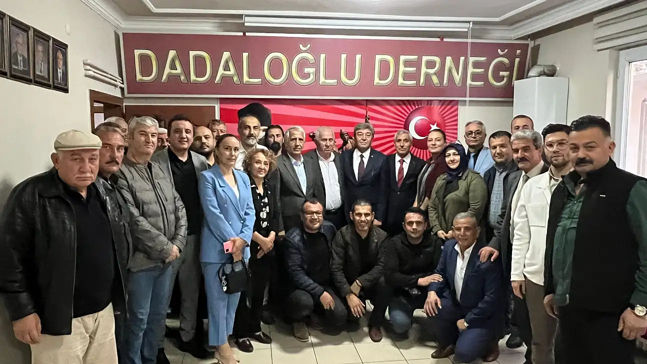 Ataş, Dadaloğlu Derneğini ziyaret etti, işte konuşulanlar!