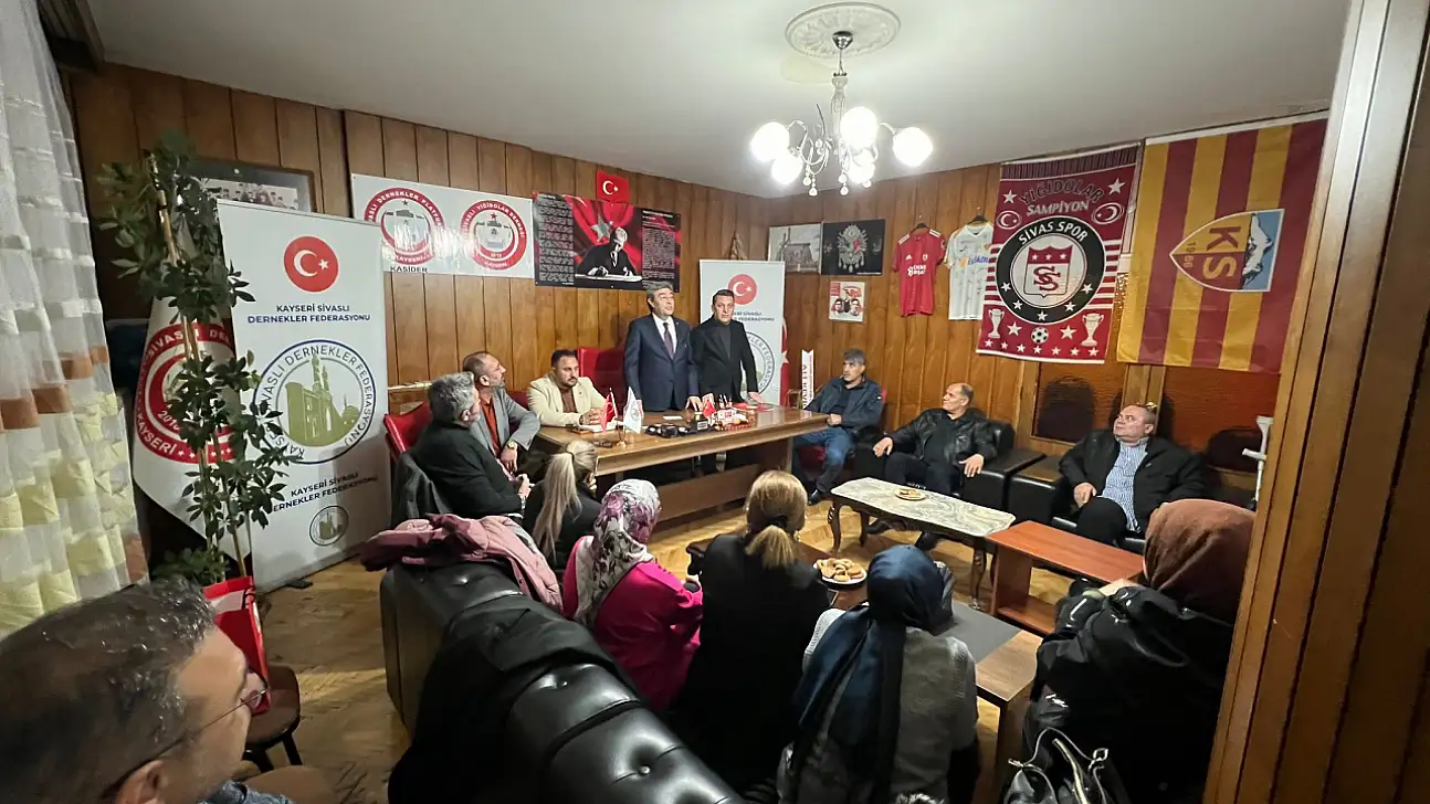 Milletvekili Ataş Kayseri'deki Sivaslılarla buluştu