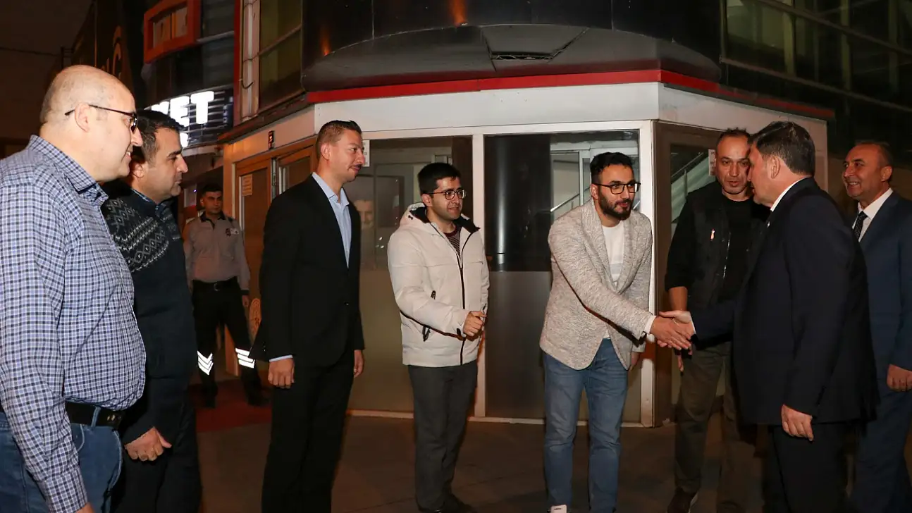 Müdür'den akşam denetimi!