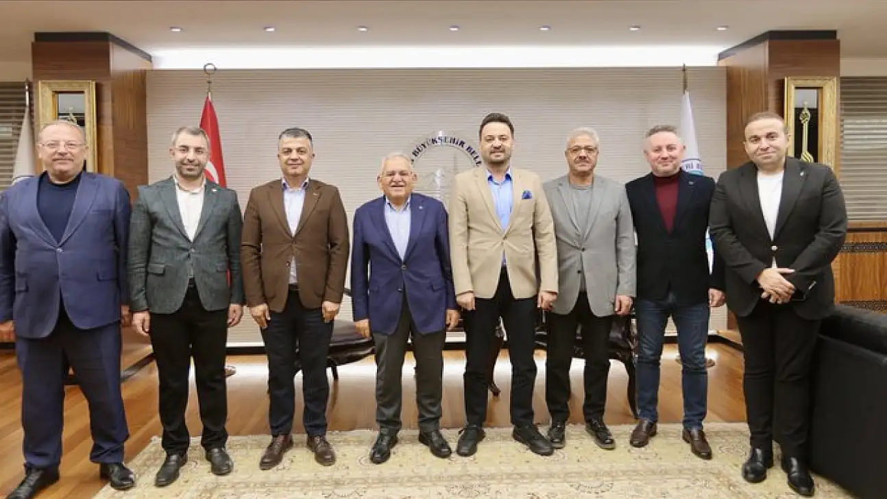 Nevşehirli başkanlar Kayseri'de