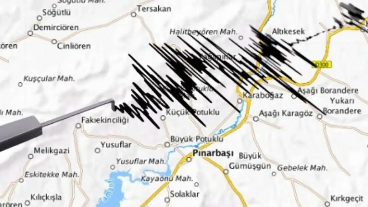 Pınarbaşı'da iki küçük sarsıntı kaydedildi
