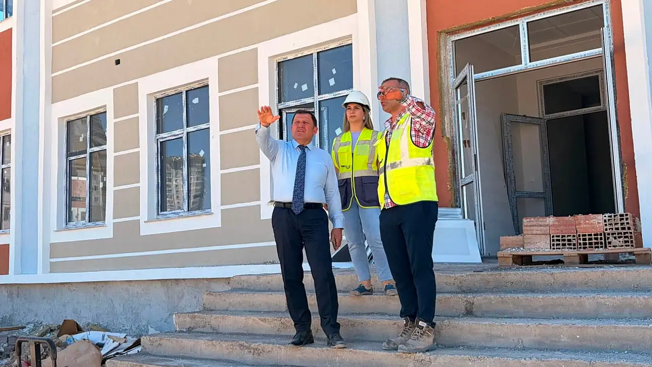 Talas'ta 3 bin kişilik yurt için çalışmalar devam ediyor