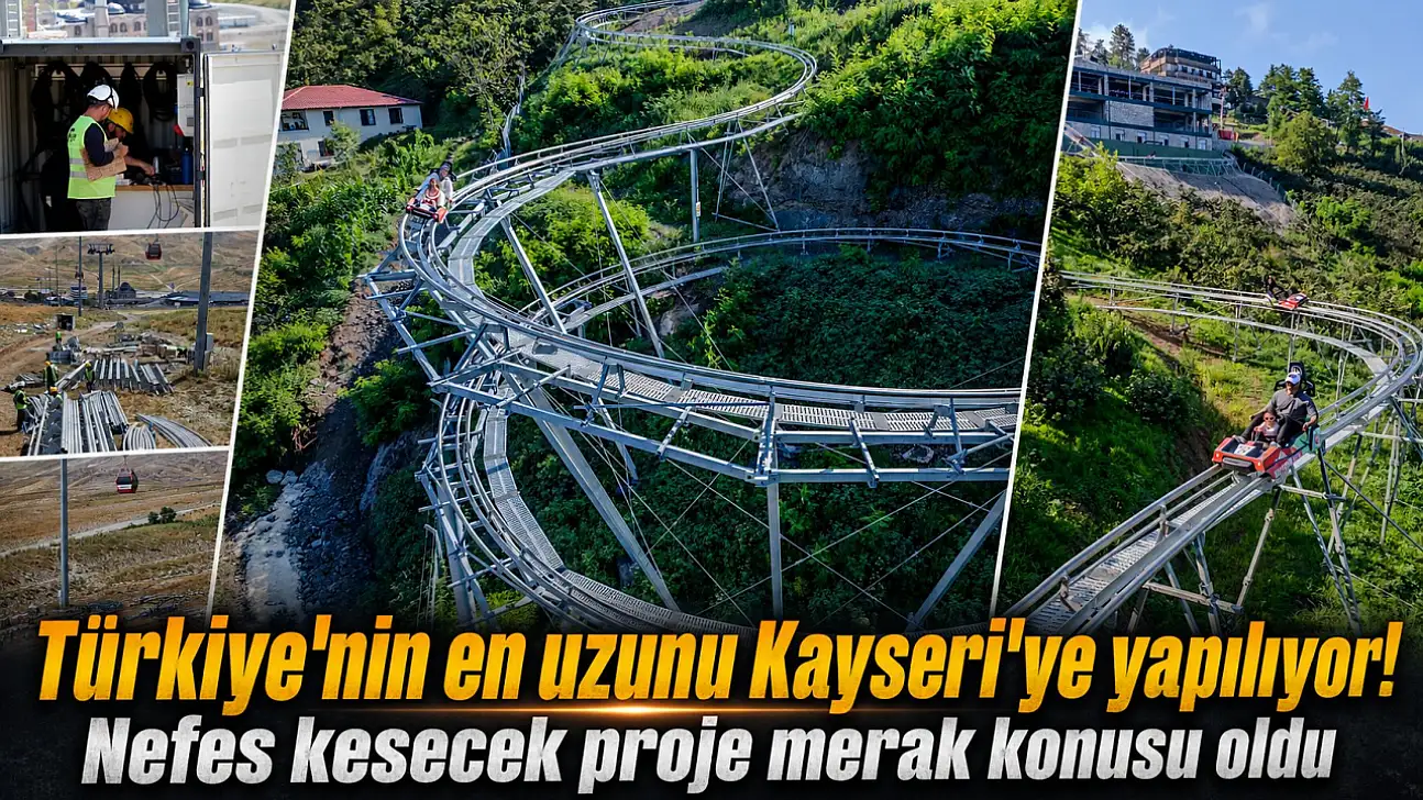 Türkiye'nin en uzunu Kayseri'ye yapılıyor! Nefes kesecek proje merak konusu oldu