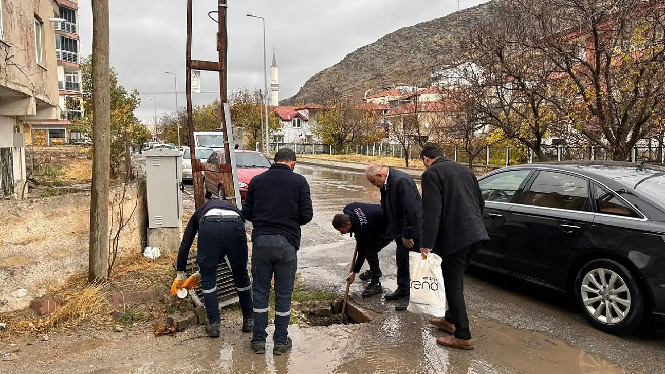Yahyalı'da yağışlara karşı önlemler arttırıldı