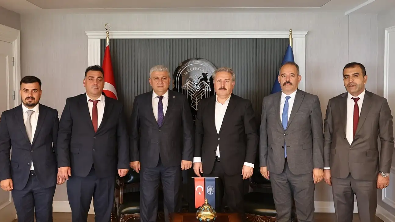 Yeniden seçildi, ilk durağı Melikgazi Belediyesi oldu