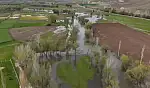 Kayseri'de 1000 dekar arazi sular altında kaldı