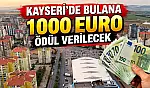 Kayseri'de bulana 1000 Euro ödül verilecek