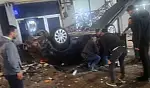 Kayseri'de otomobil kayalıklardan uçtu! 1 yaralı