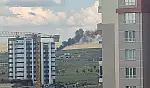Kayseri'de siyah dumanlar yükseliyor