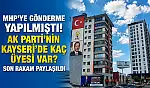 MHP'ye gönderme yapılmıştı! AK Parti'nin Kayseri'de kaç üyesi var?