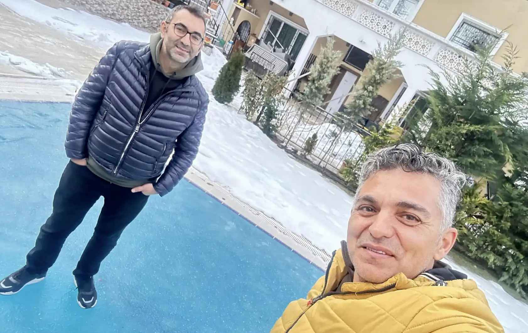 Bu balyozlu görüntü Kayseri'de çekildi! Donduran görüntüler