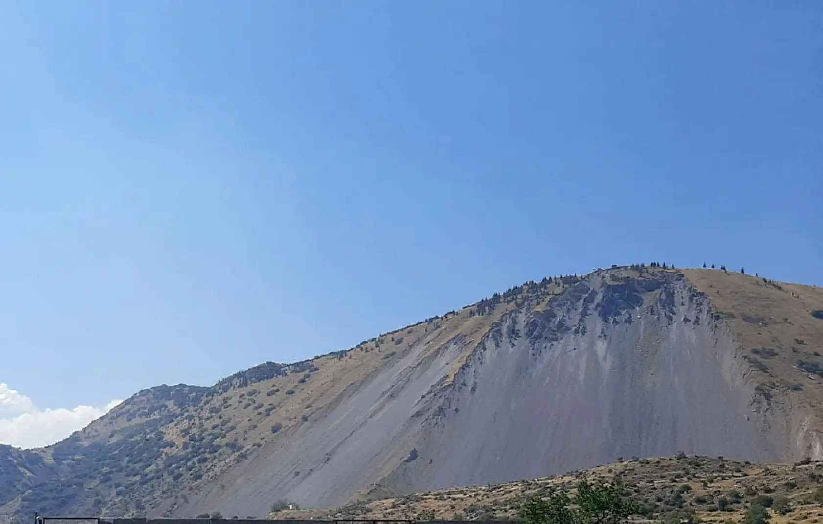 Kayseri'de yıllardır konuşulan, tartışılan görüntü! İşte dağın son hali