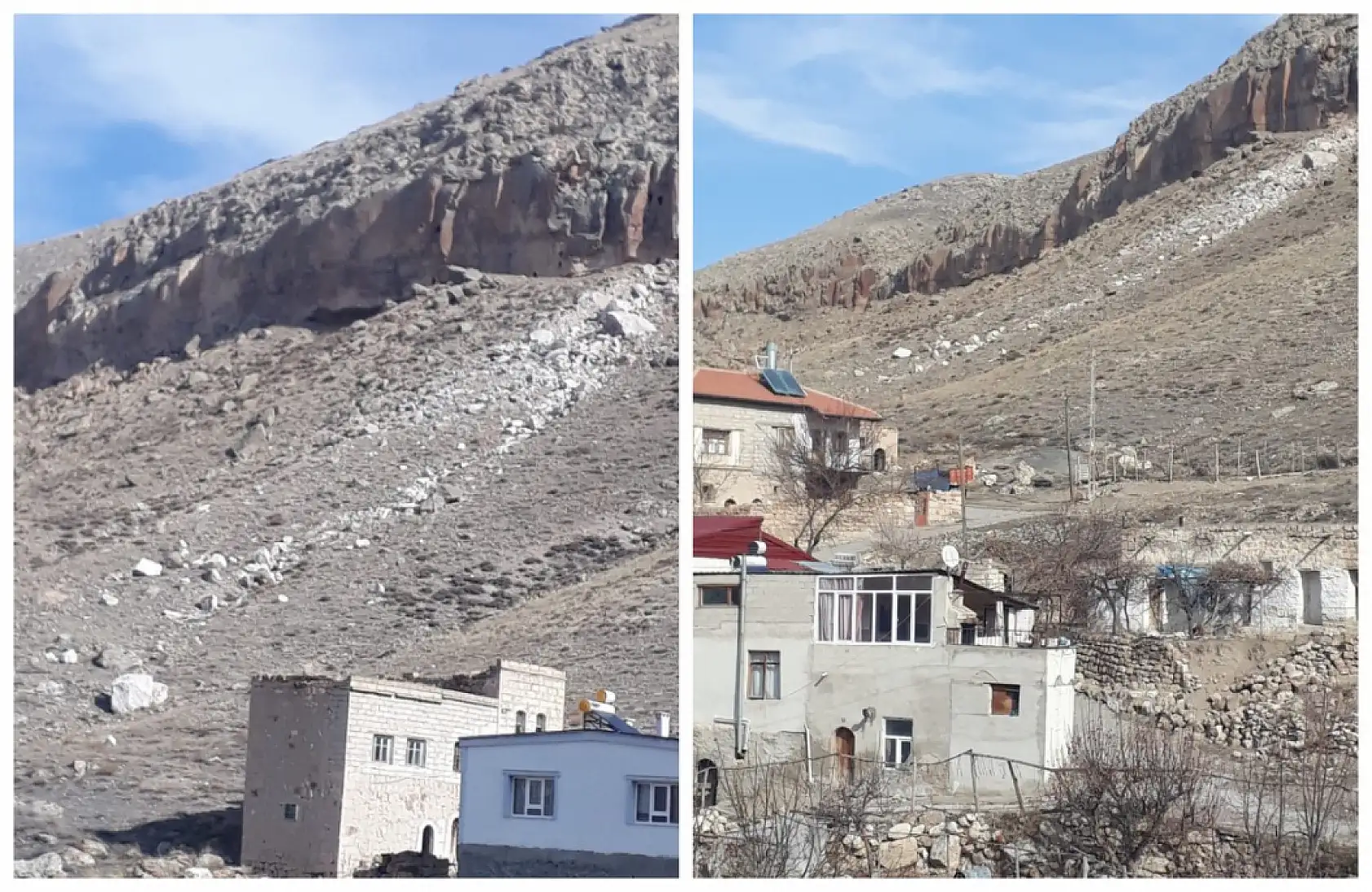 Kayseri'de o bölgede korku dolu anlar! Mahalleye kadar geldi