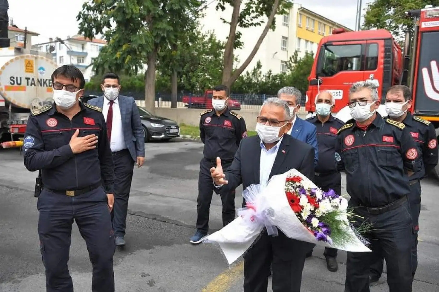 Başkanın gözyaşları