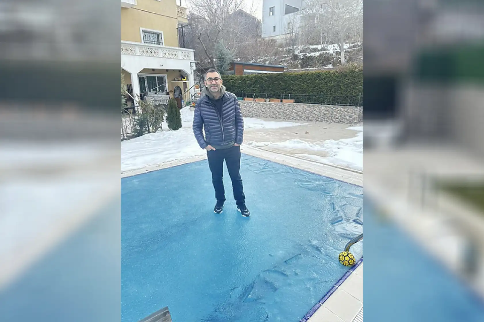 Bu balyozlu görüntü Kayseri'de çekildi! Donduran görüntüler