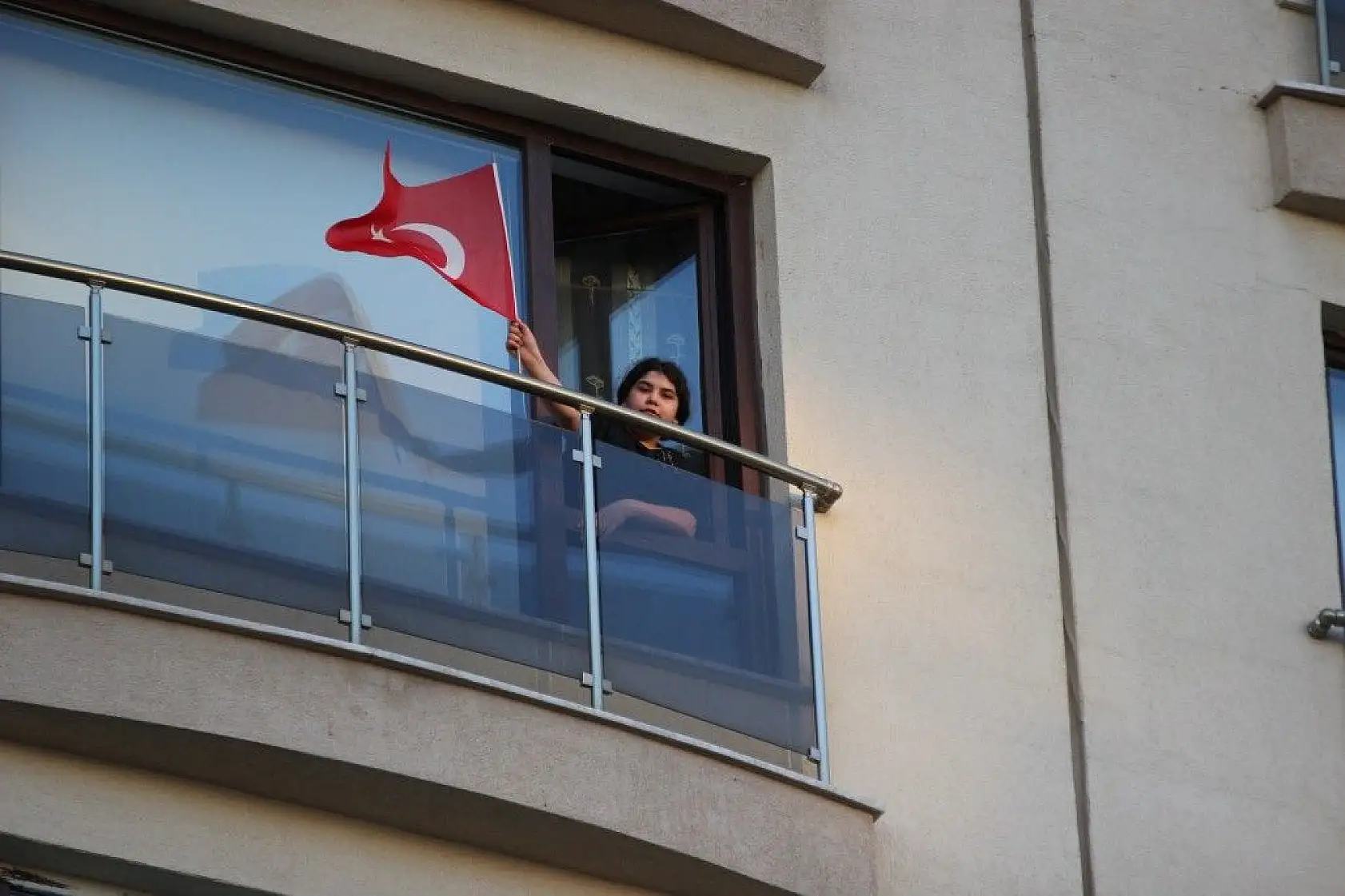 Vatandaş 7'den 70'e İstiklal Marşı okudu