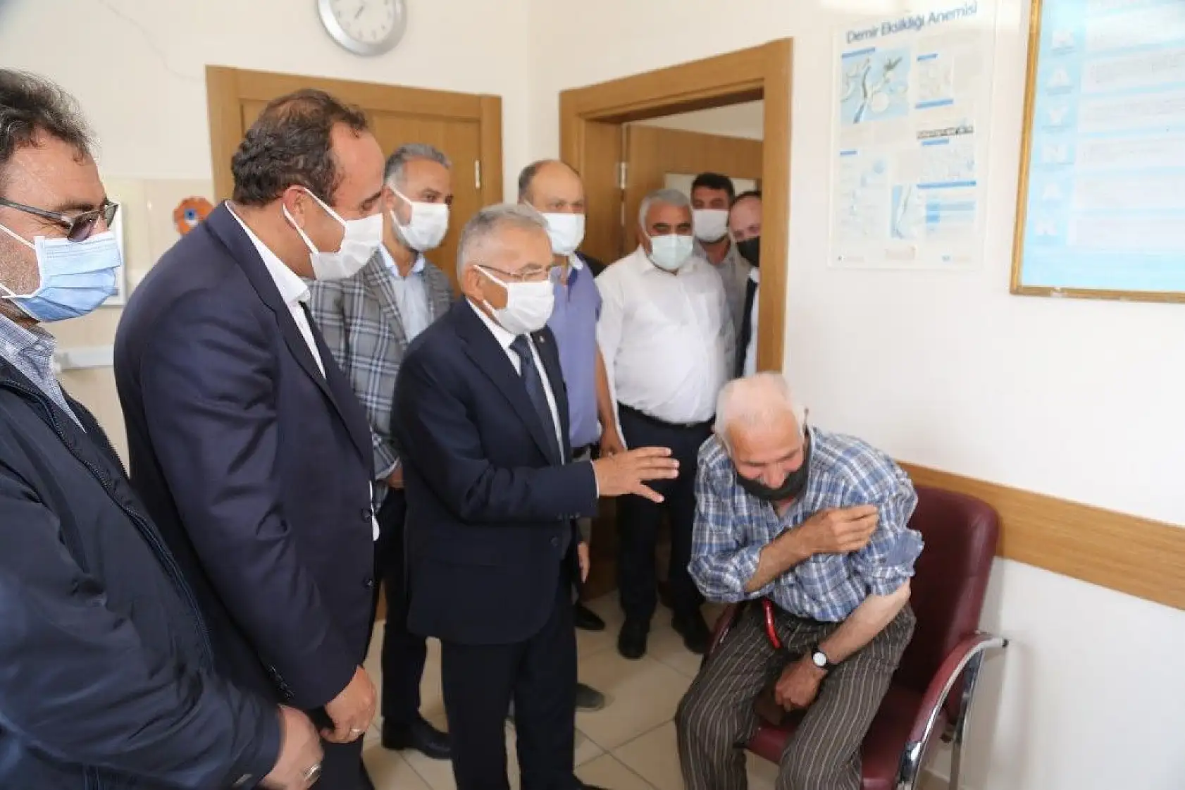 Büyükkılıç'tan aşı markajı