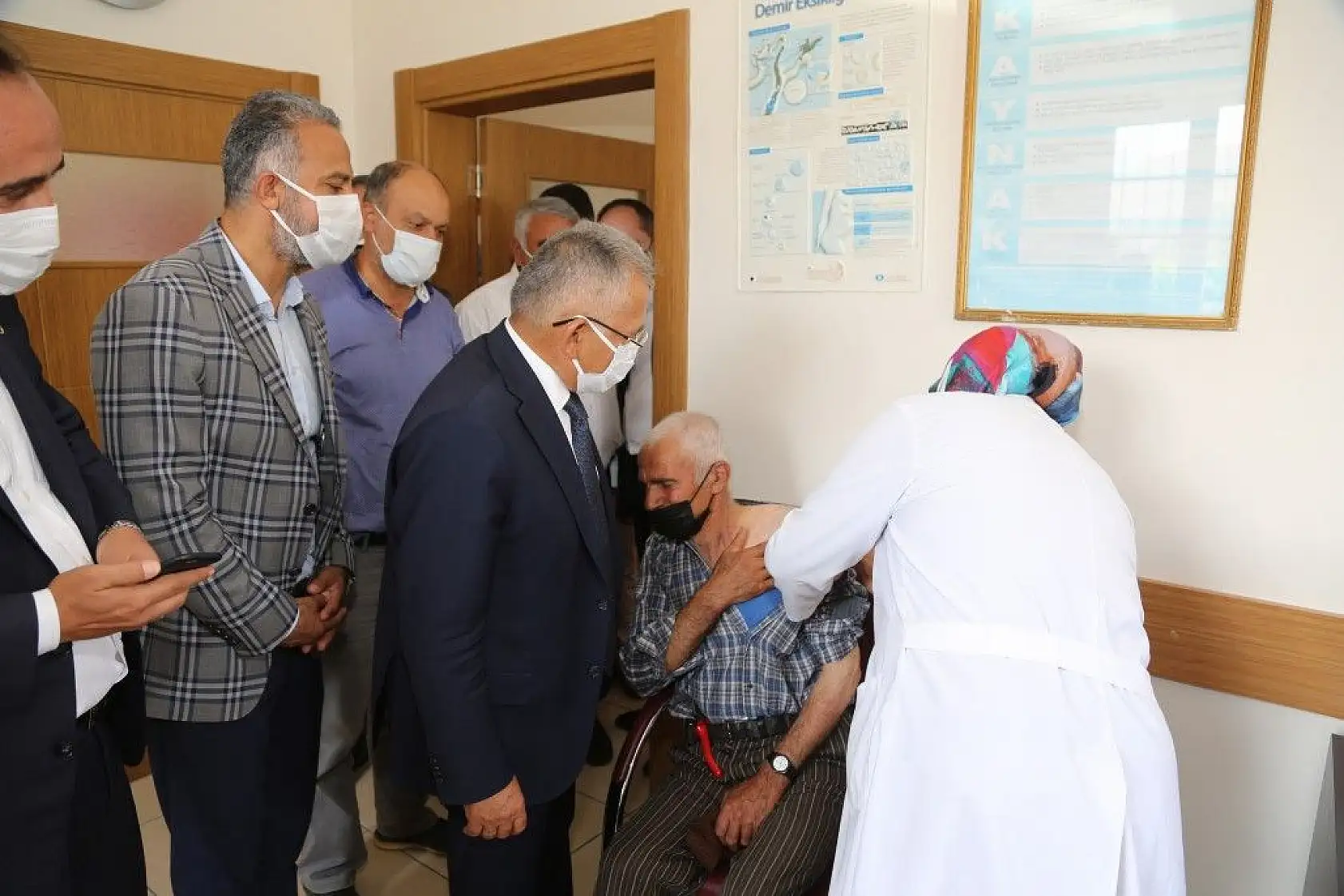 Büyükkılıç'tan aşı markajı