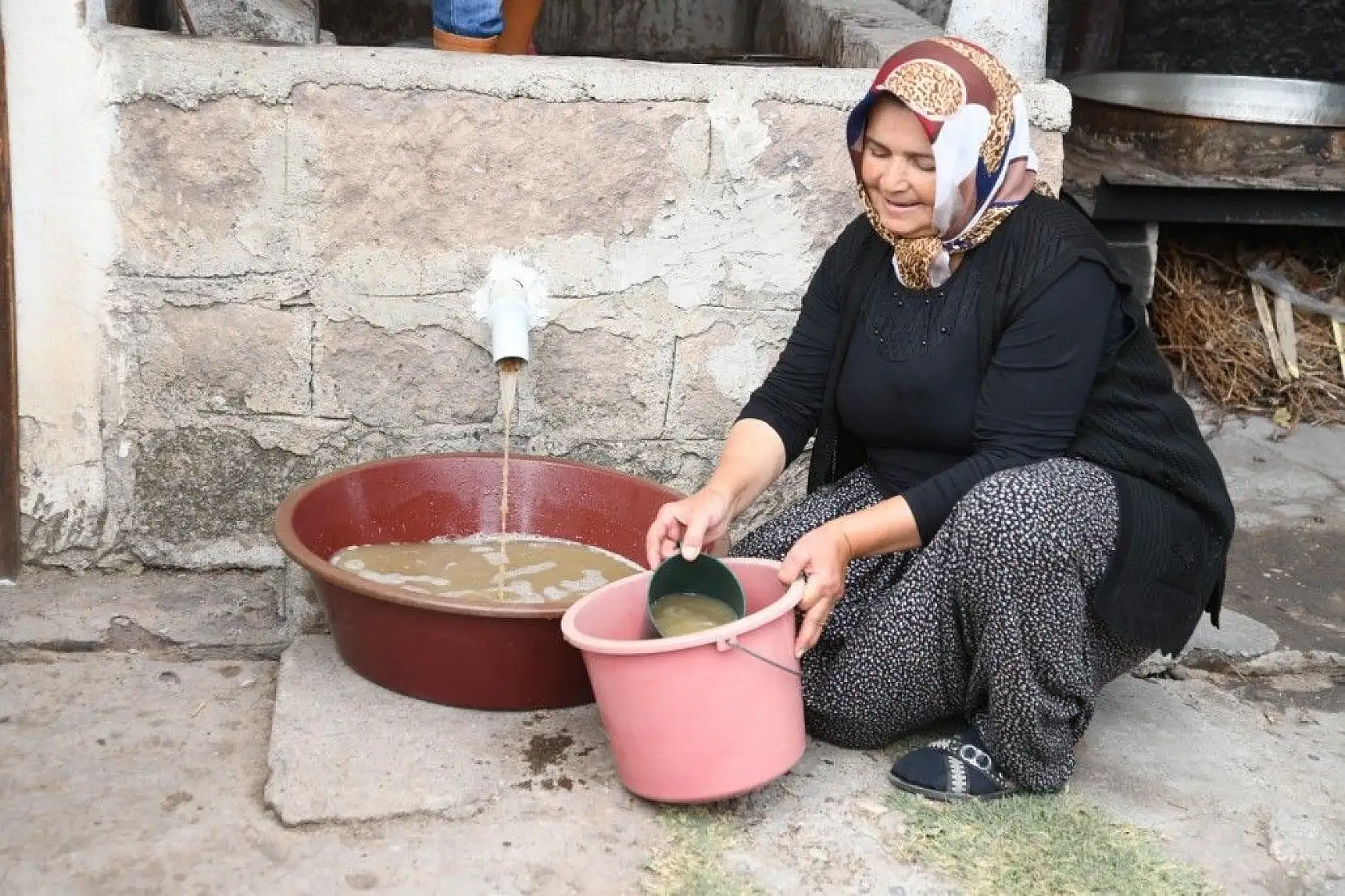 İncesu üzümü pekmeze nasıl dönüşüyor?