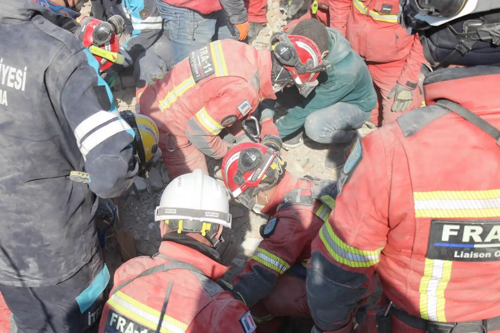 Kahramanmaraş'ta depremin 7. gününde kurtarma çalışmaları sürüyor