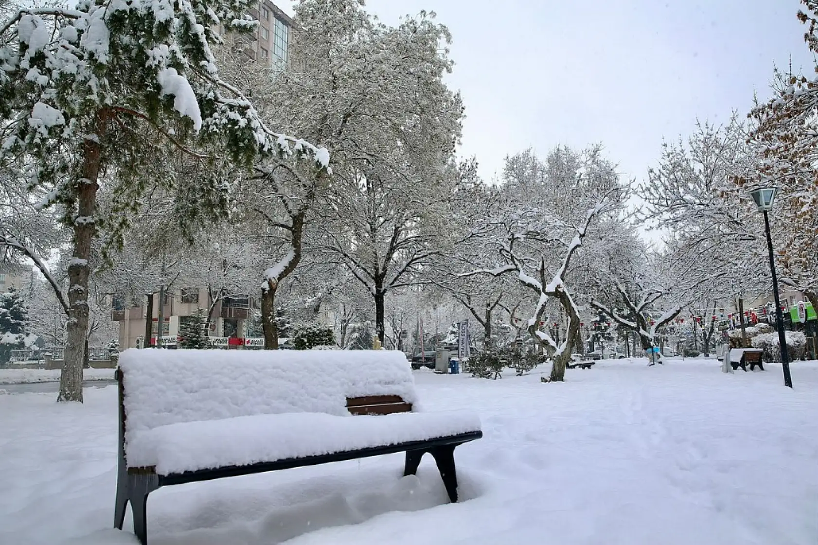 Kayseri'de çekildi! İşte kentten kar manzaraları