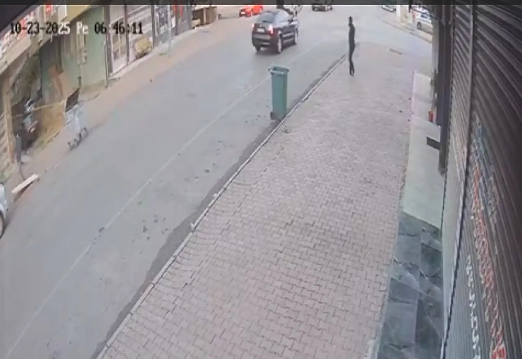 Kayseri'de sabah saatlerinde korkutan görüntü! Gören oraya koştu