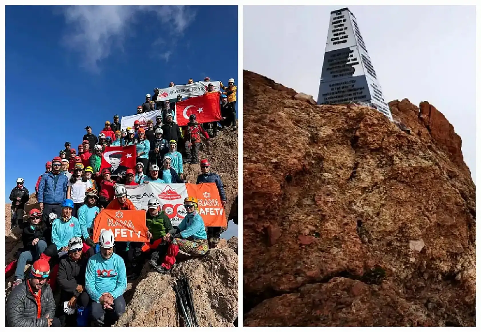 Erciyes'teki gizemli ışığın görüntüsünü çektiler! İşte o görüntüler