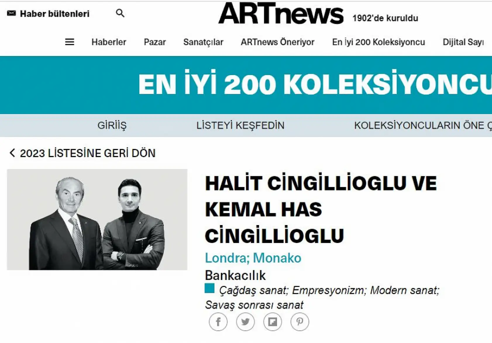 Milyon dolarlık tablonun sahibi Kayserili iş insanı oldu