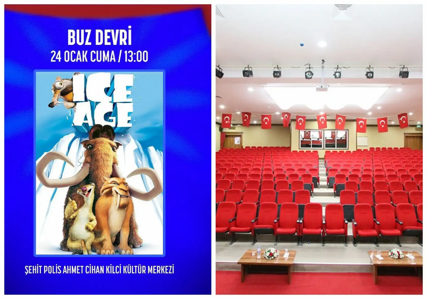 Kayseri'de herkese ücretsiz, patlamış mısır ikramlı sinema! Bakın nerede?