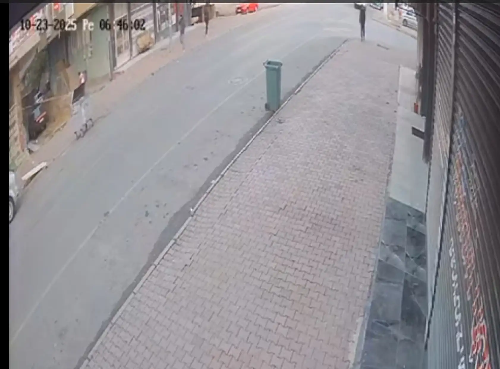 Kayseri'de sabah saatlerinde korkutan görüntü! Gören oraya koştu