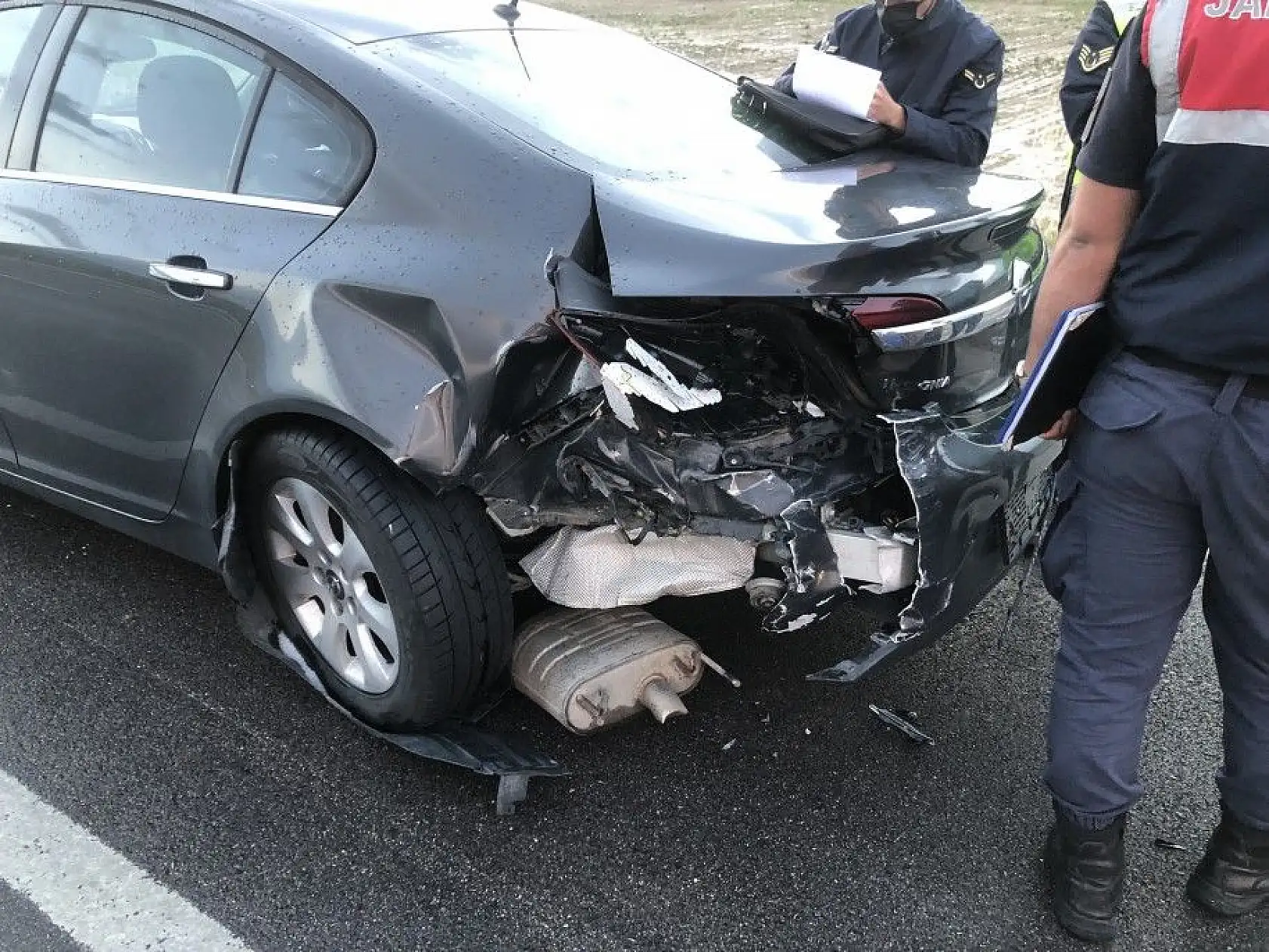 Pınarbaşı'da zincirleme trafik kazası