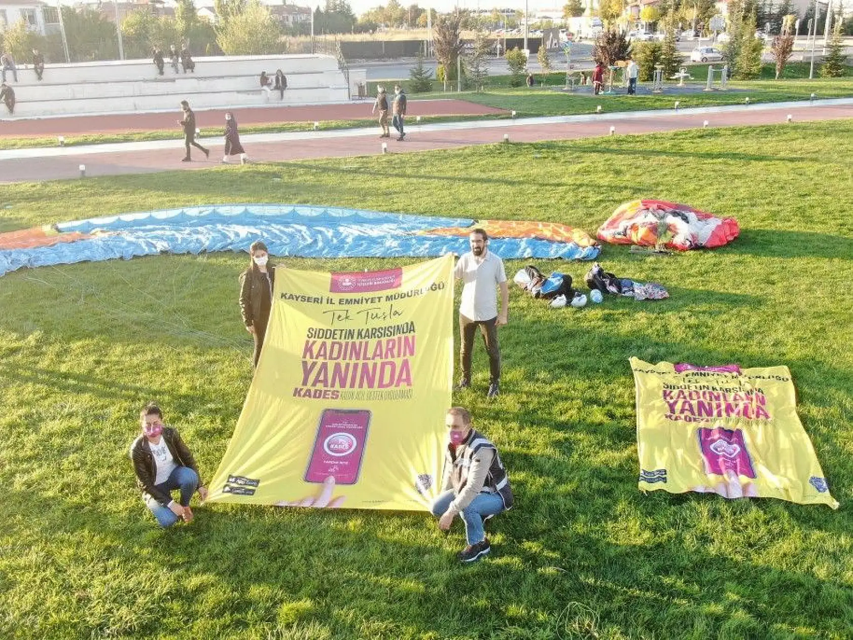 Kadına şiddete farkındalık!