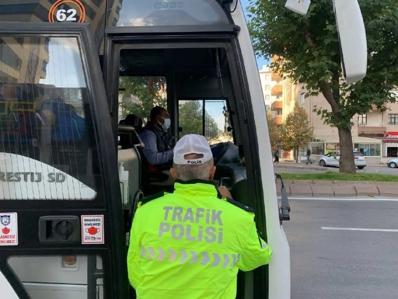 Okul servisleri denetlendi