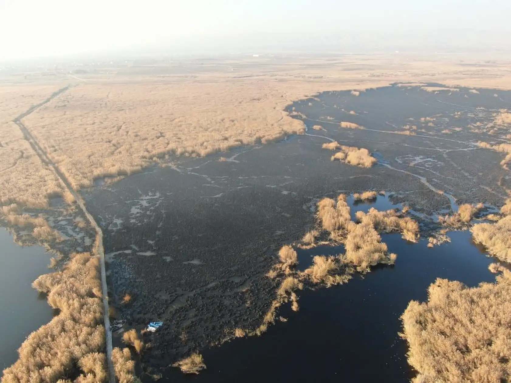 Sultan Sazlığı'ndaki yangının hasarı ortaya çıktı