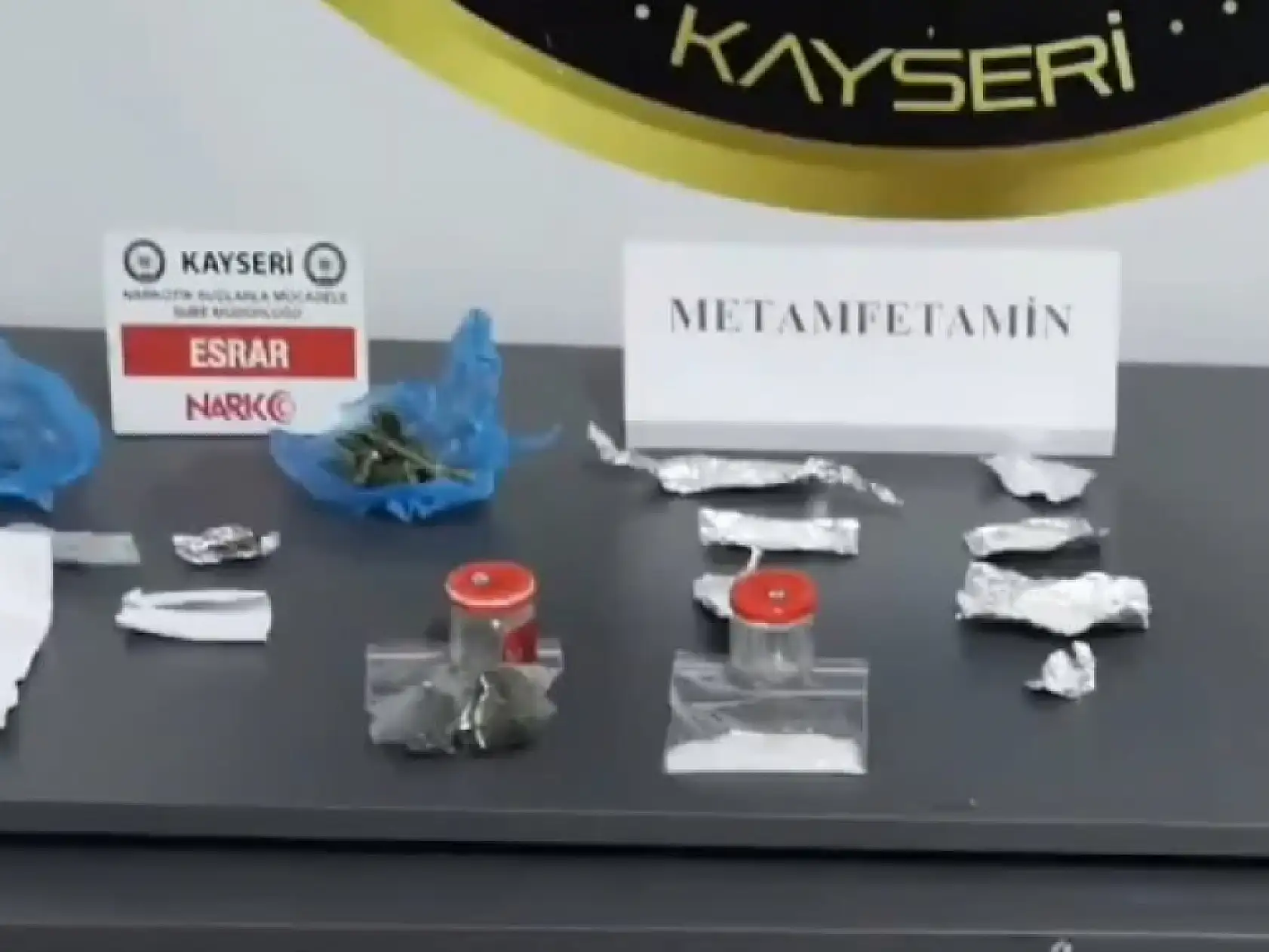 Kayseri'de sokak satıcısı 7 kişi yakalandı