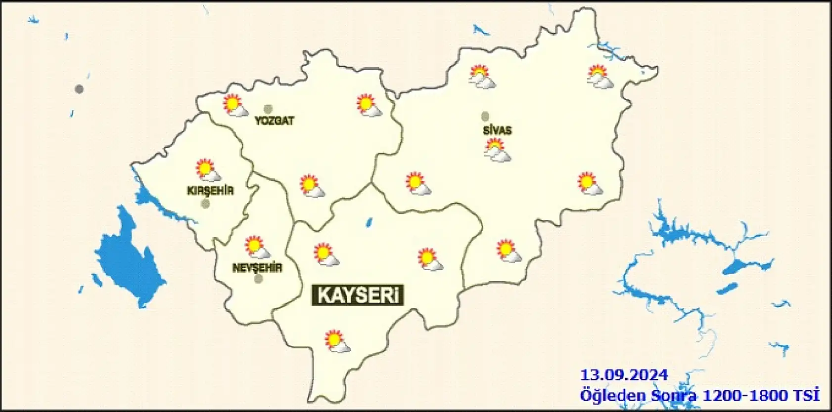 Meteoroloji ilçe ilçe açıkladı! Kayseri'de bugün hava nasıl olacak?