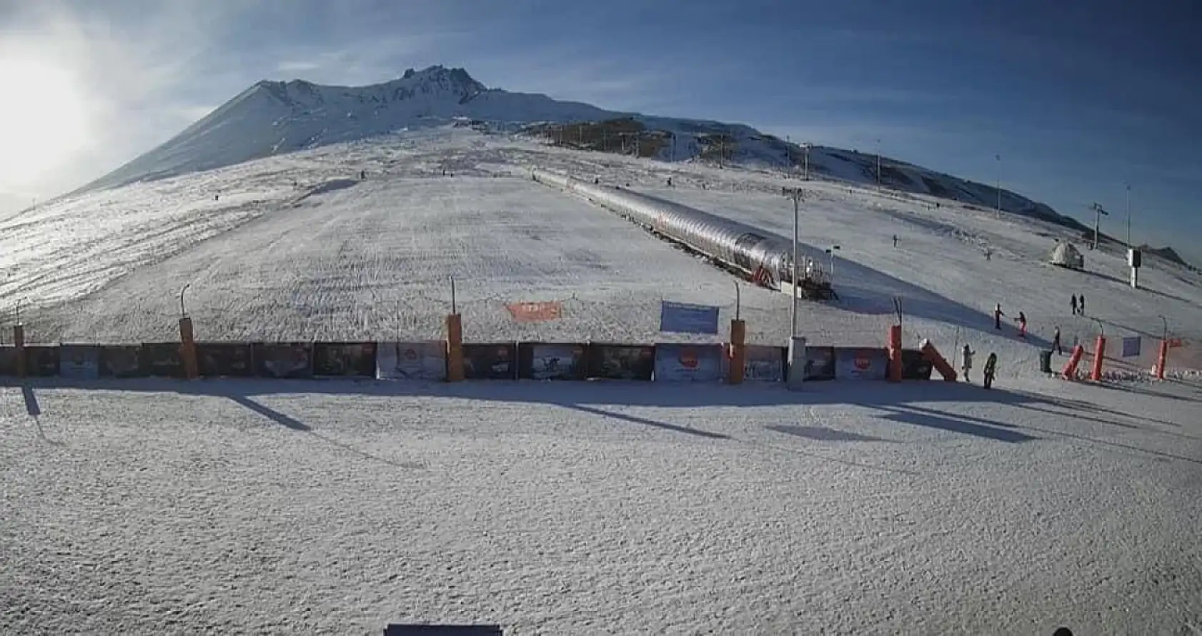 Erciyes'te akıl almaz kayak yasağı